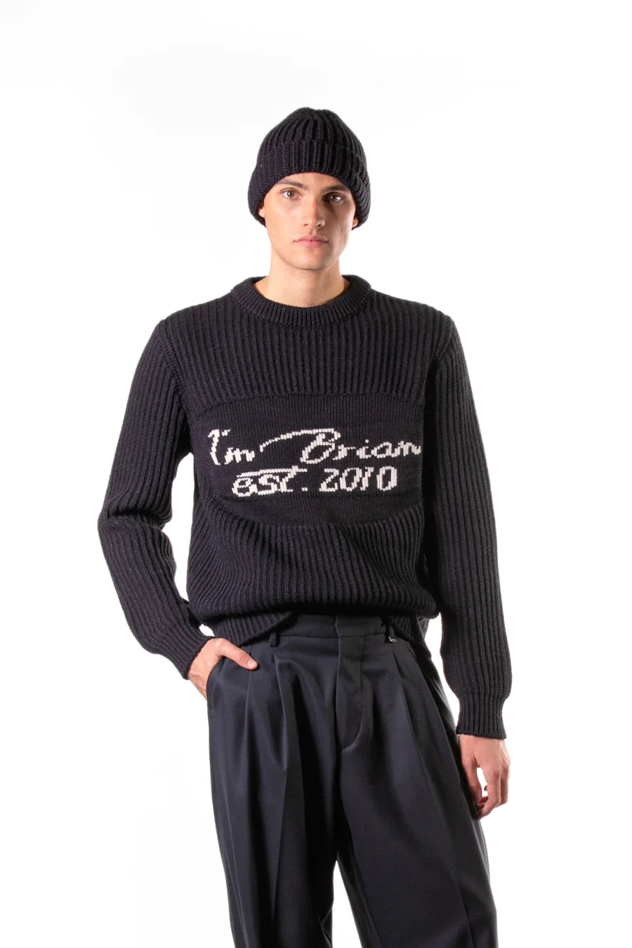 OVERSIZED LOGO SWEATER | IMB MAN