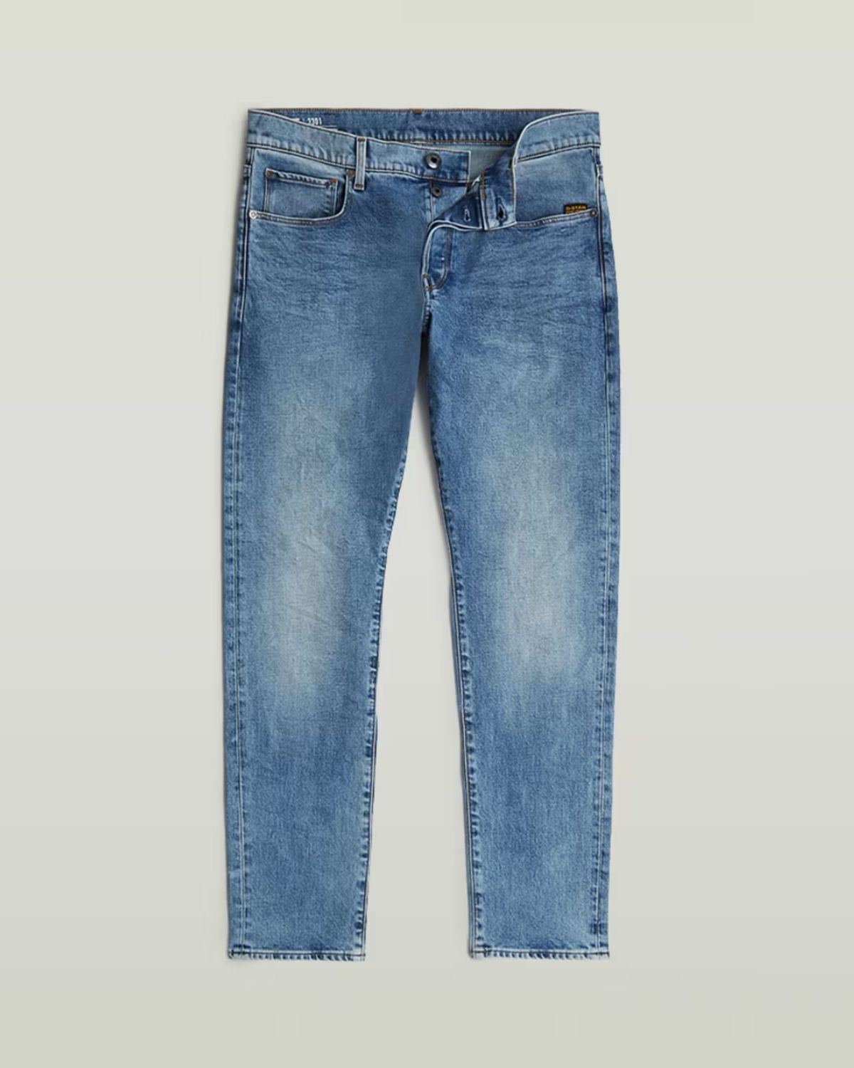 3301 REGULAR TAPERED JEANS LIGHT INDIGO AGED