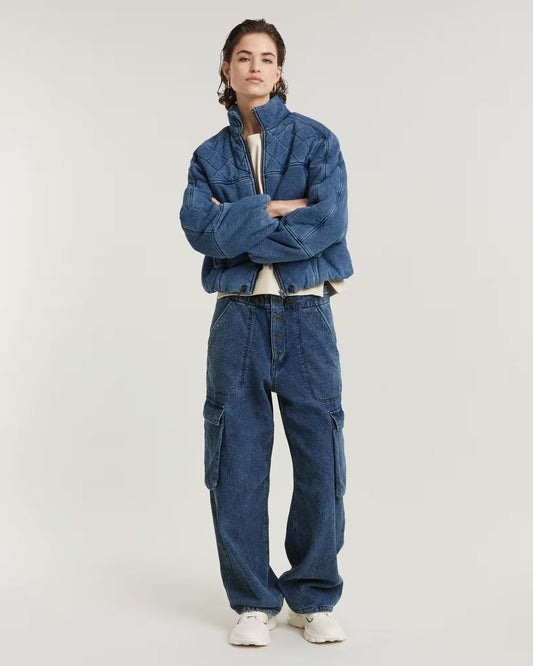 COCOON DENIM PANTS