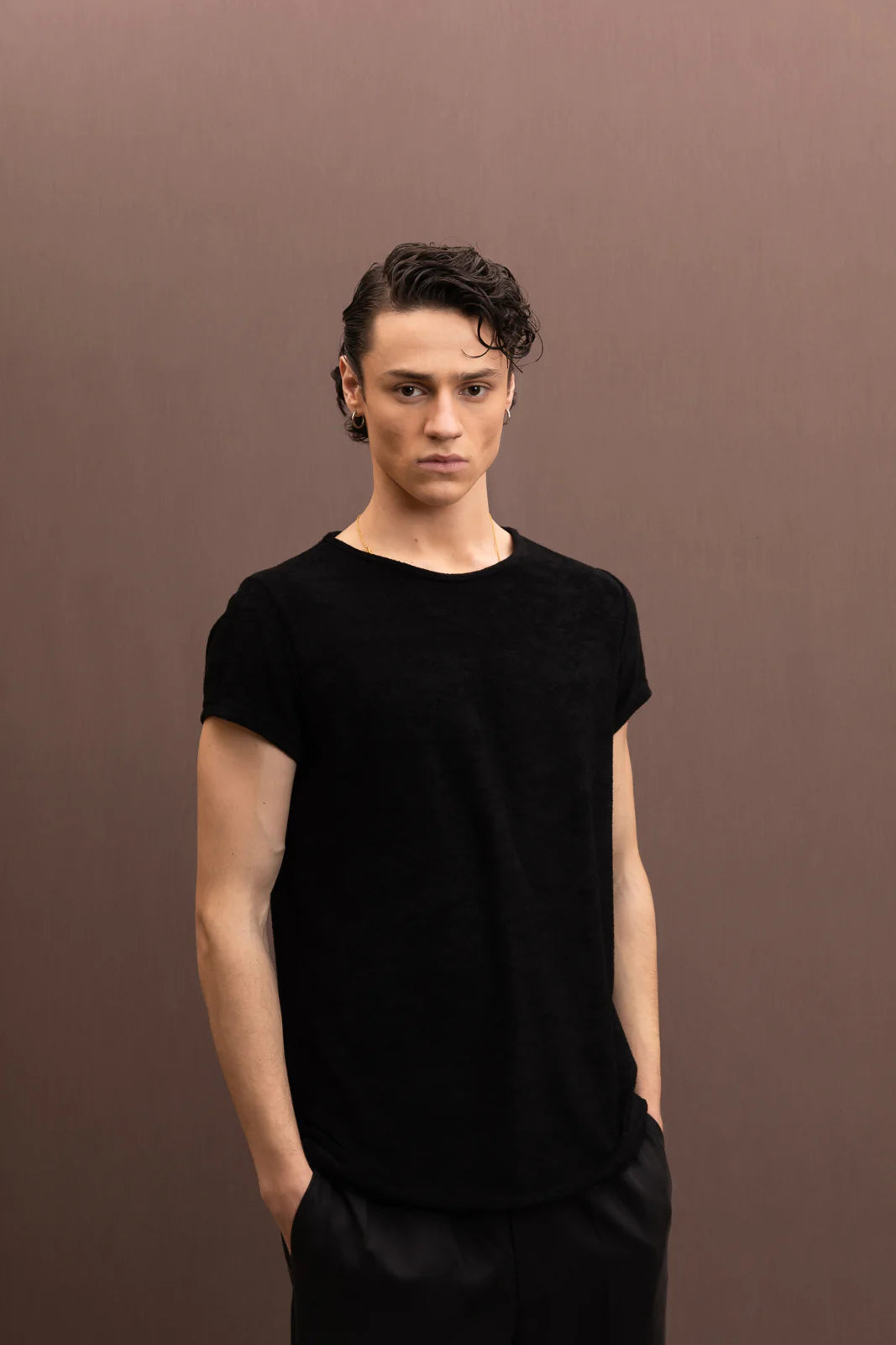 MENO BLACK T-SHIRT | DANTE MEN