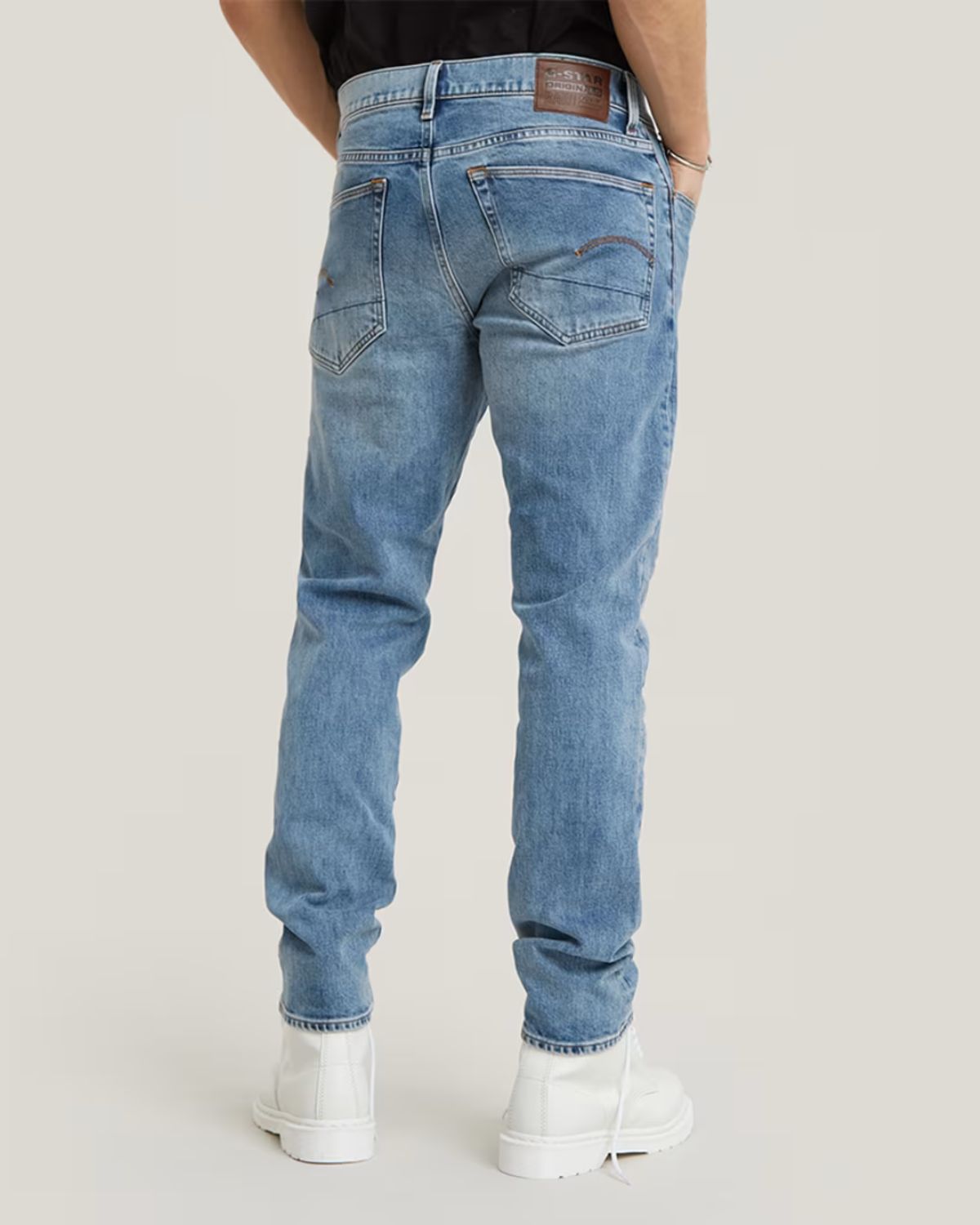 3301 REGULAR TAPERED JEANS LIGHT INDIGO AGED