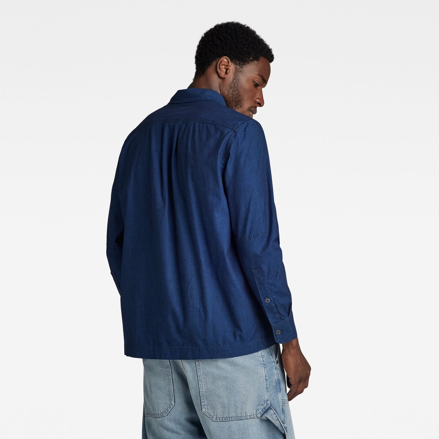 1-POCKET REGULAR DENIM SHIRT