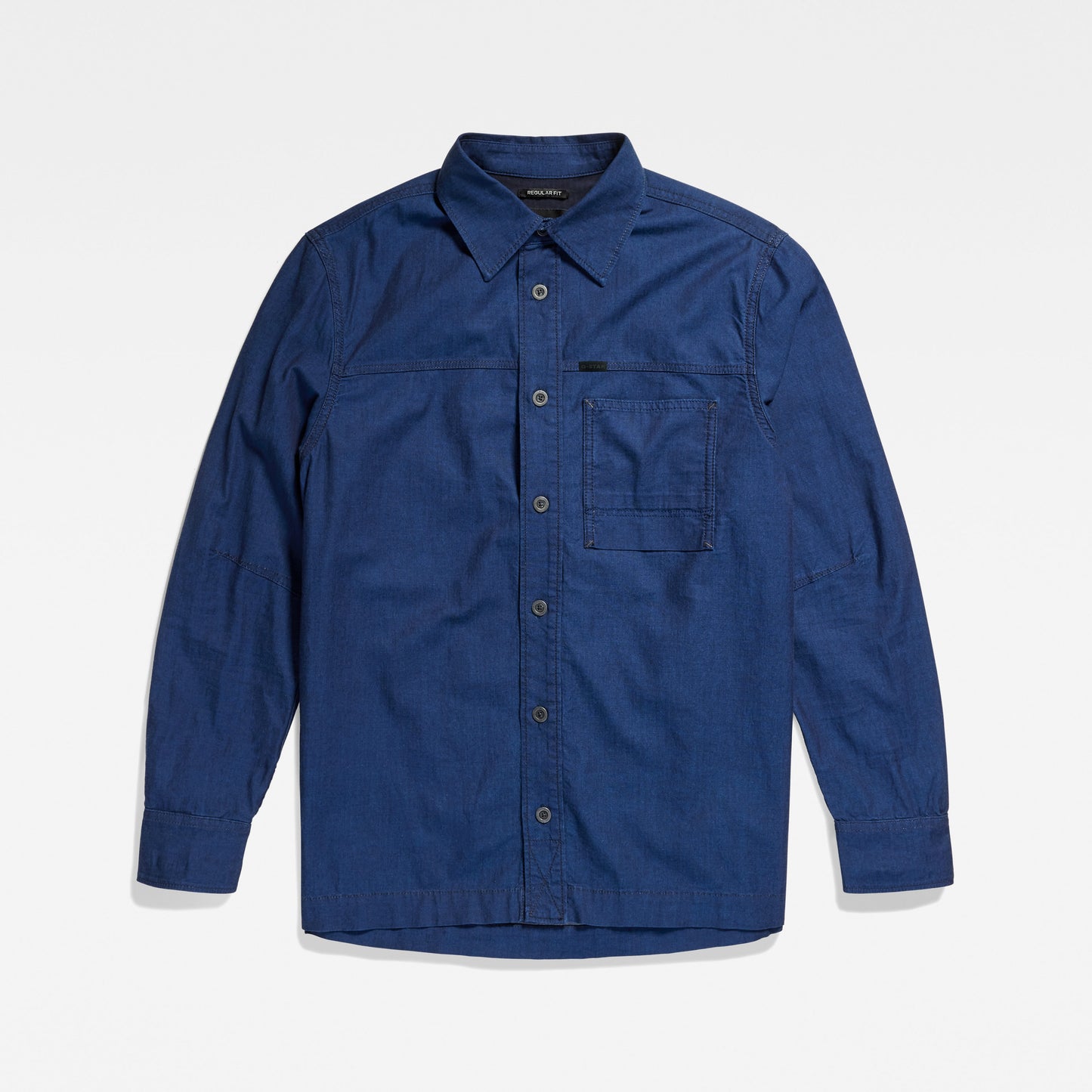 1-POCKET REGULAR DENIM SHIRT