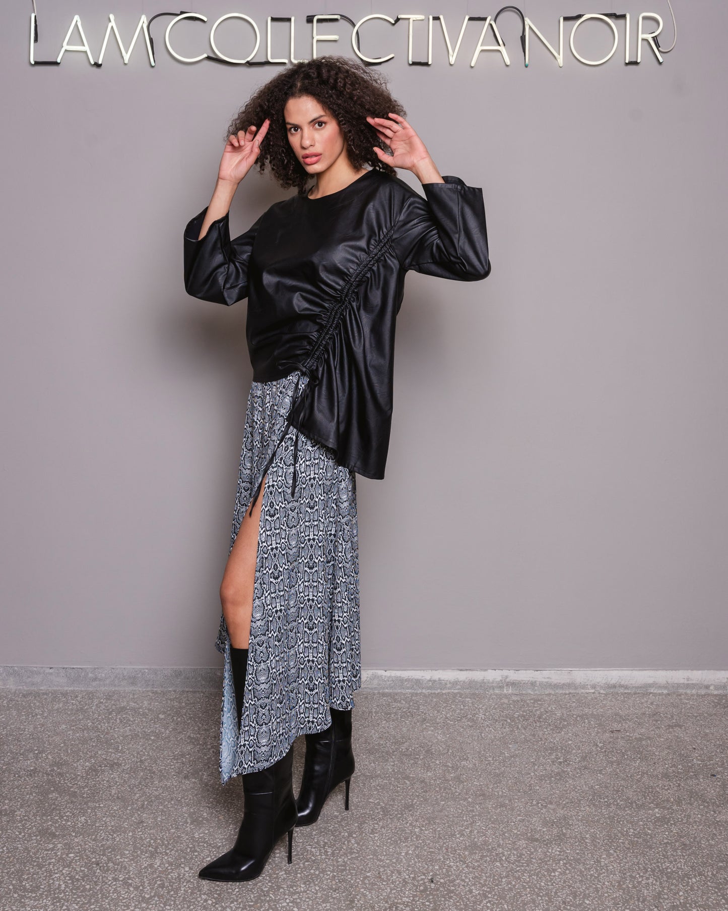 ANAYA SKIRT SNAKE | COLLECTIVA NOIR