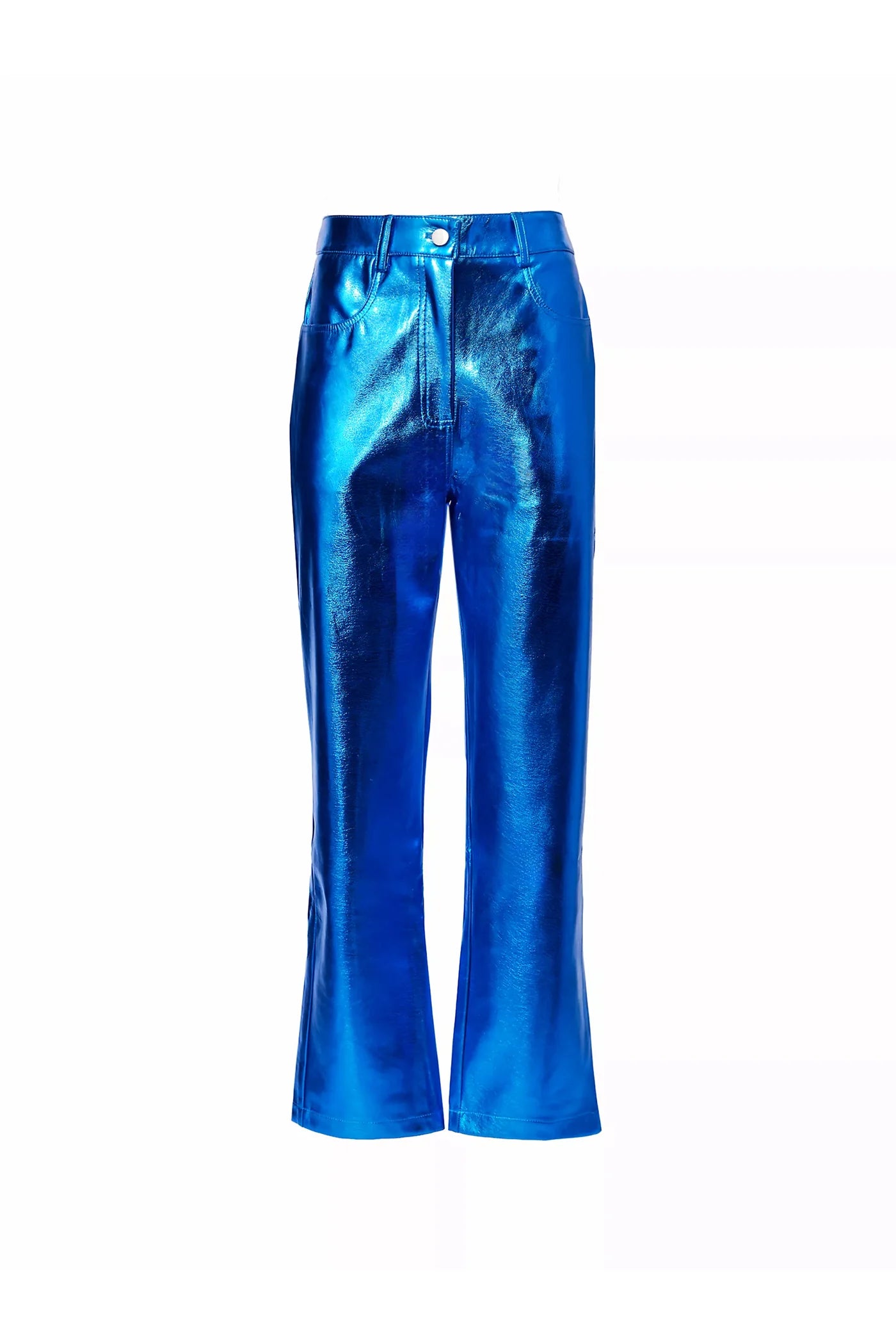 LUPE METALLIC BLUE PANTS