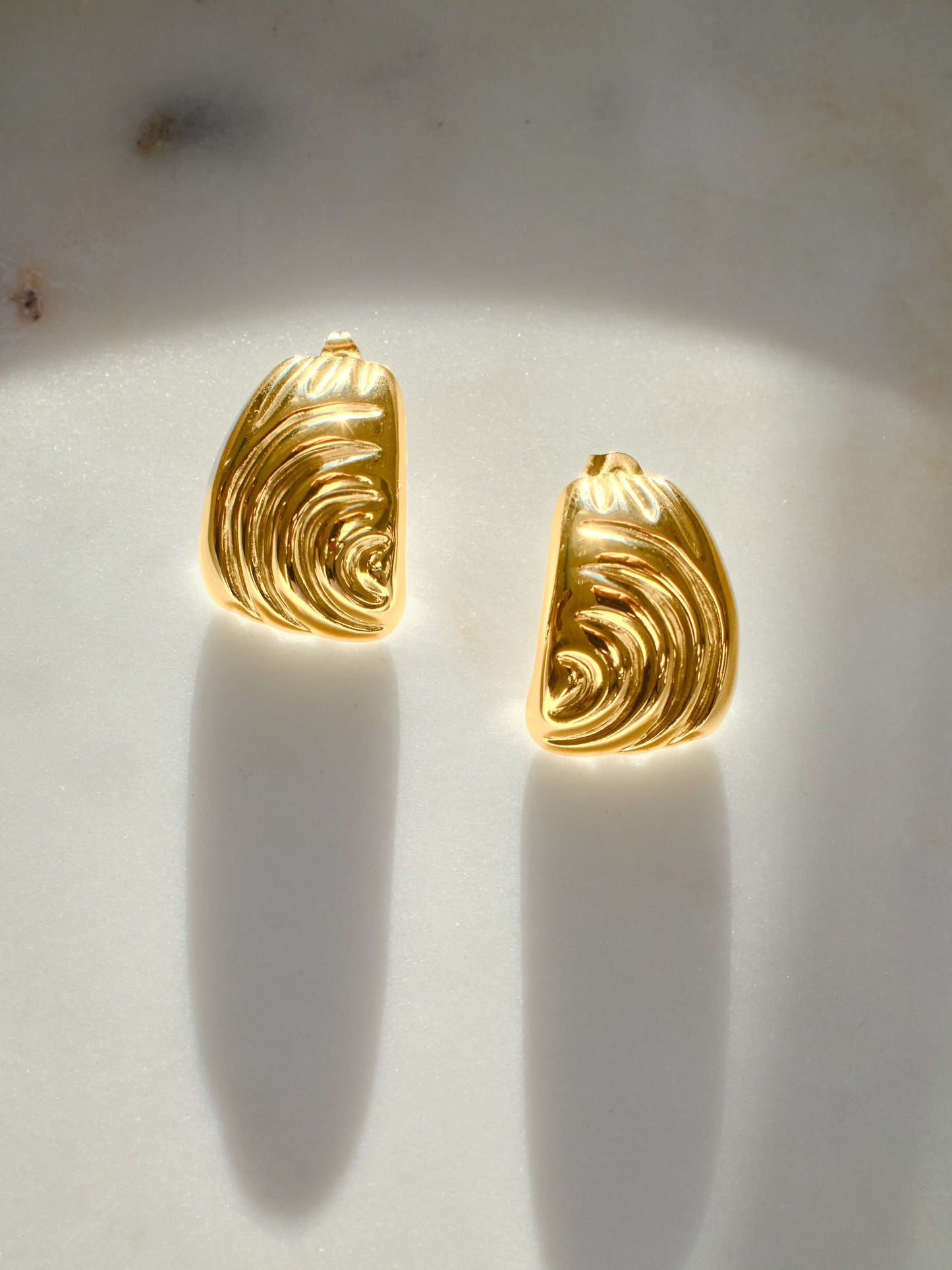 MYSTIC RIVER GOLD EARRINGS