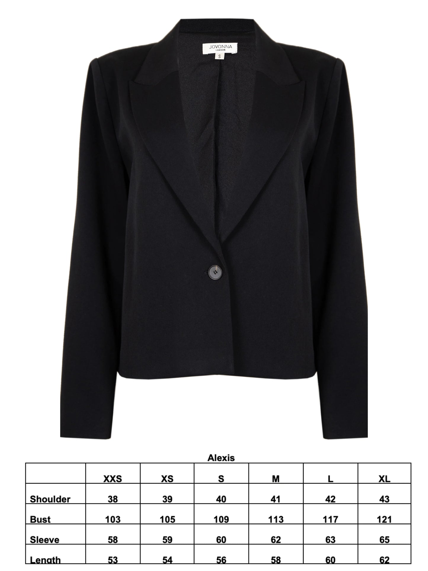 ALEXIS BLACK BLAZER