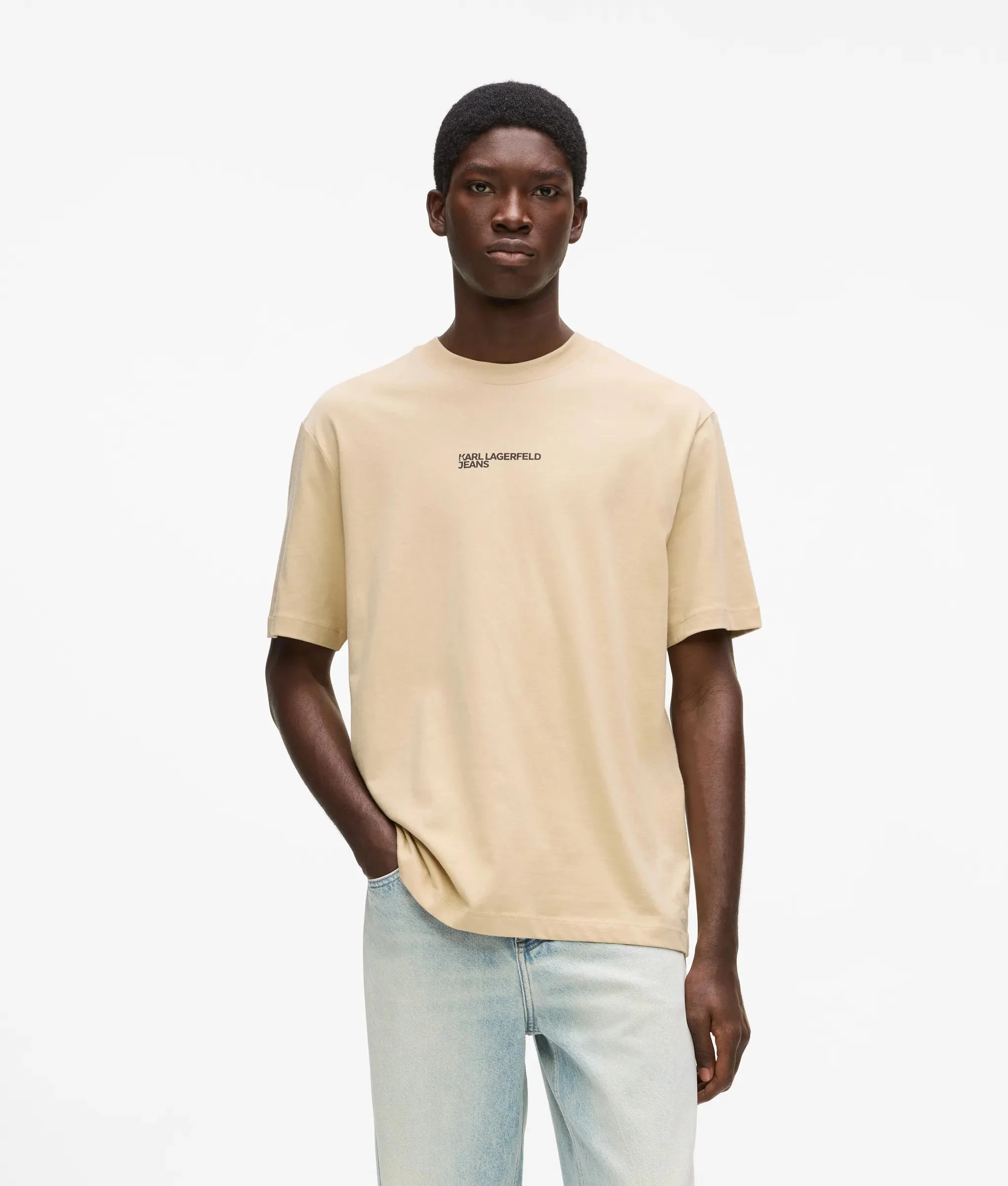 B2M170902MV_1 Karl Lagerfeld Frame Logo T-Shirt - Image 1