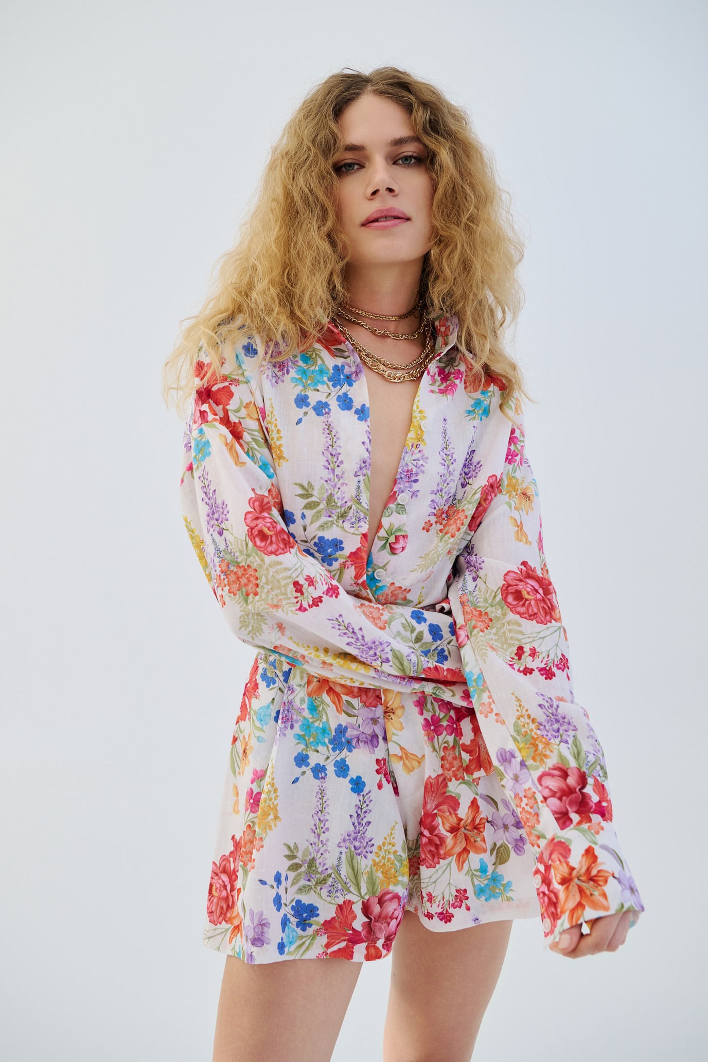 IRAIDA84984_2 Heatspell Linen Shorts-Iraida - Image 1