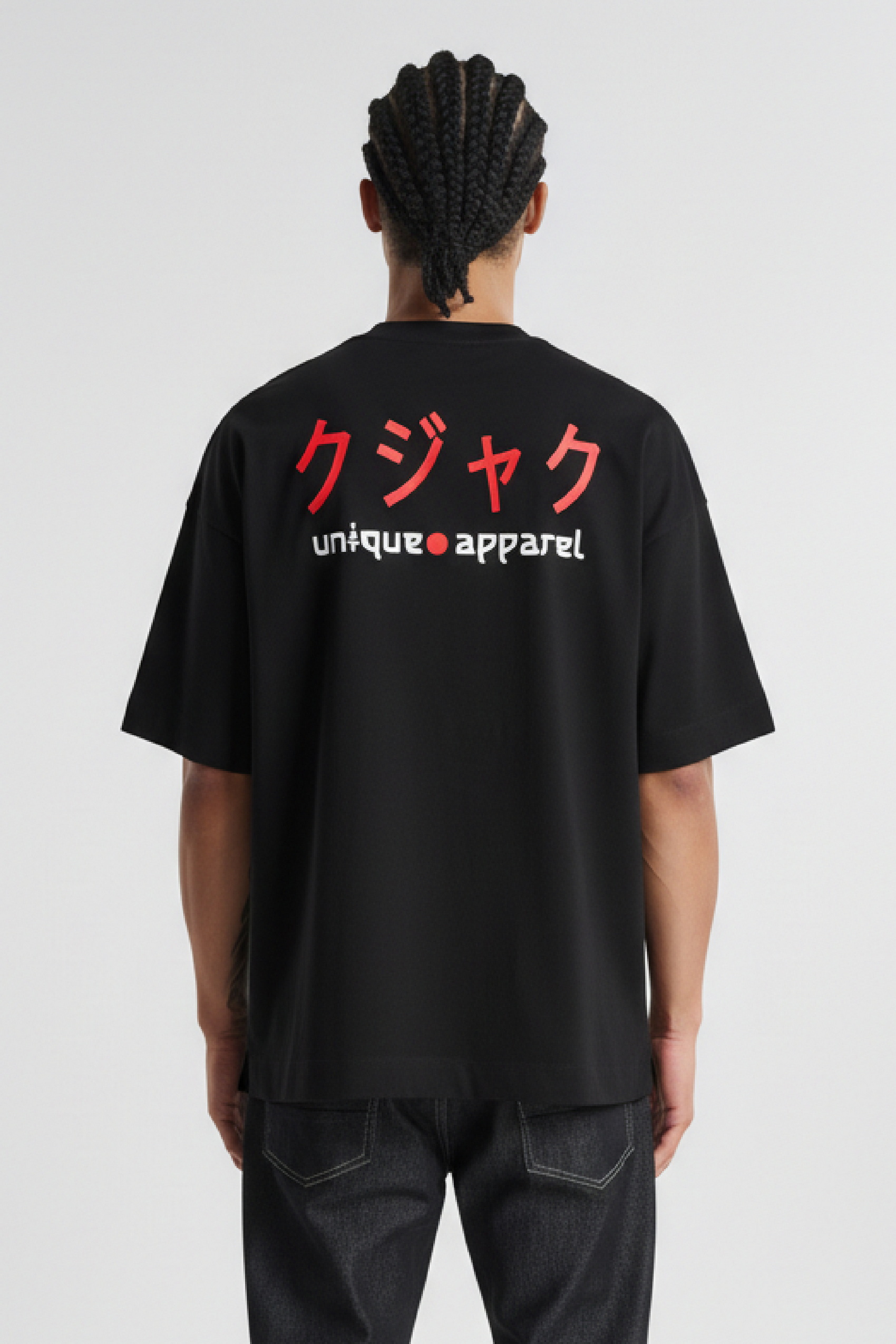Μαύρο T-shirt με Japan Τύπωμα