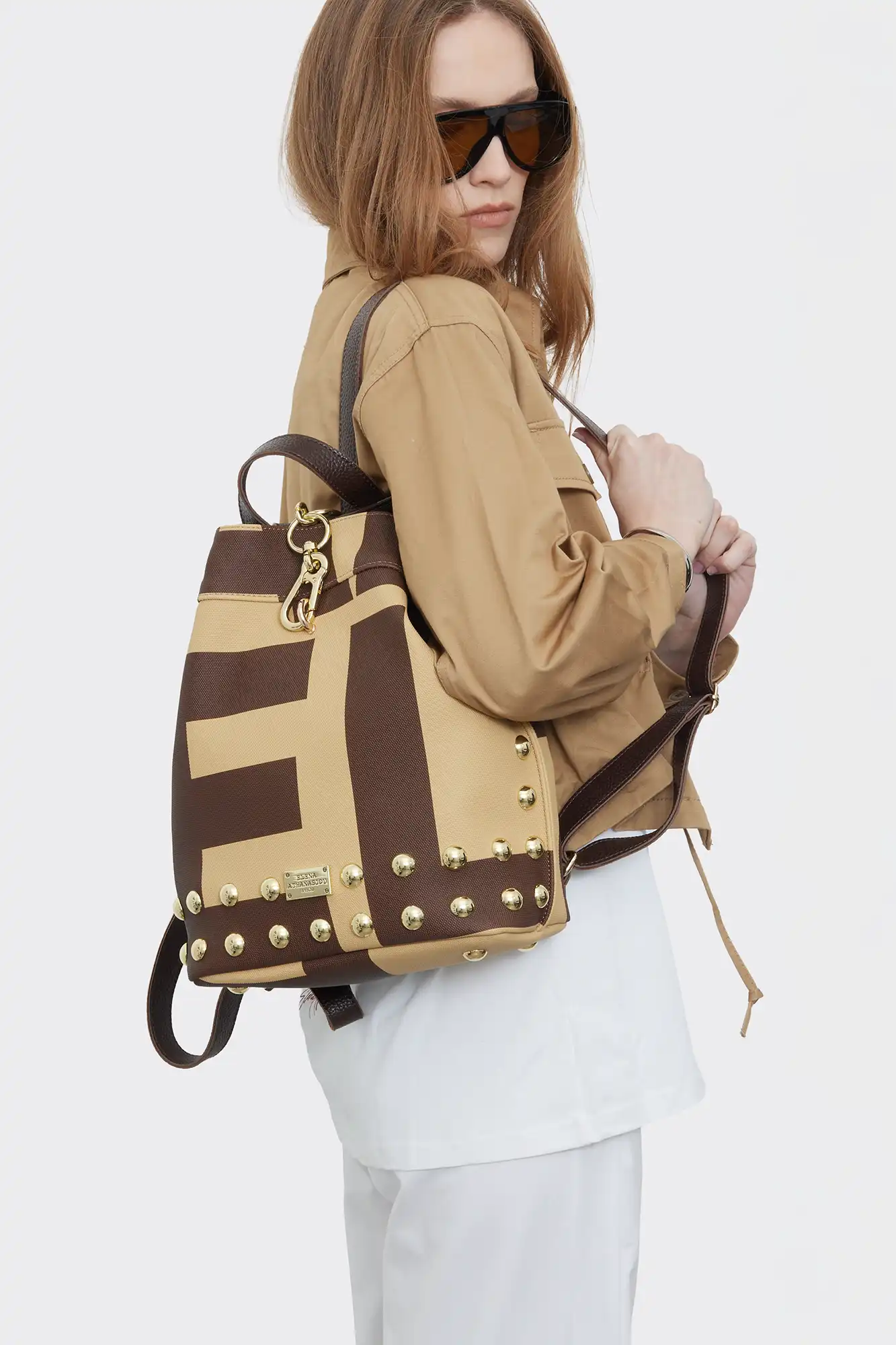 Mocca-LogoBNM Elena Athanasiou-EA Logo Backpack - Image 1