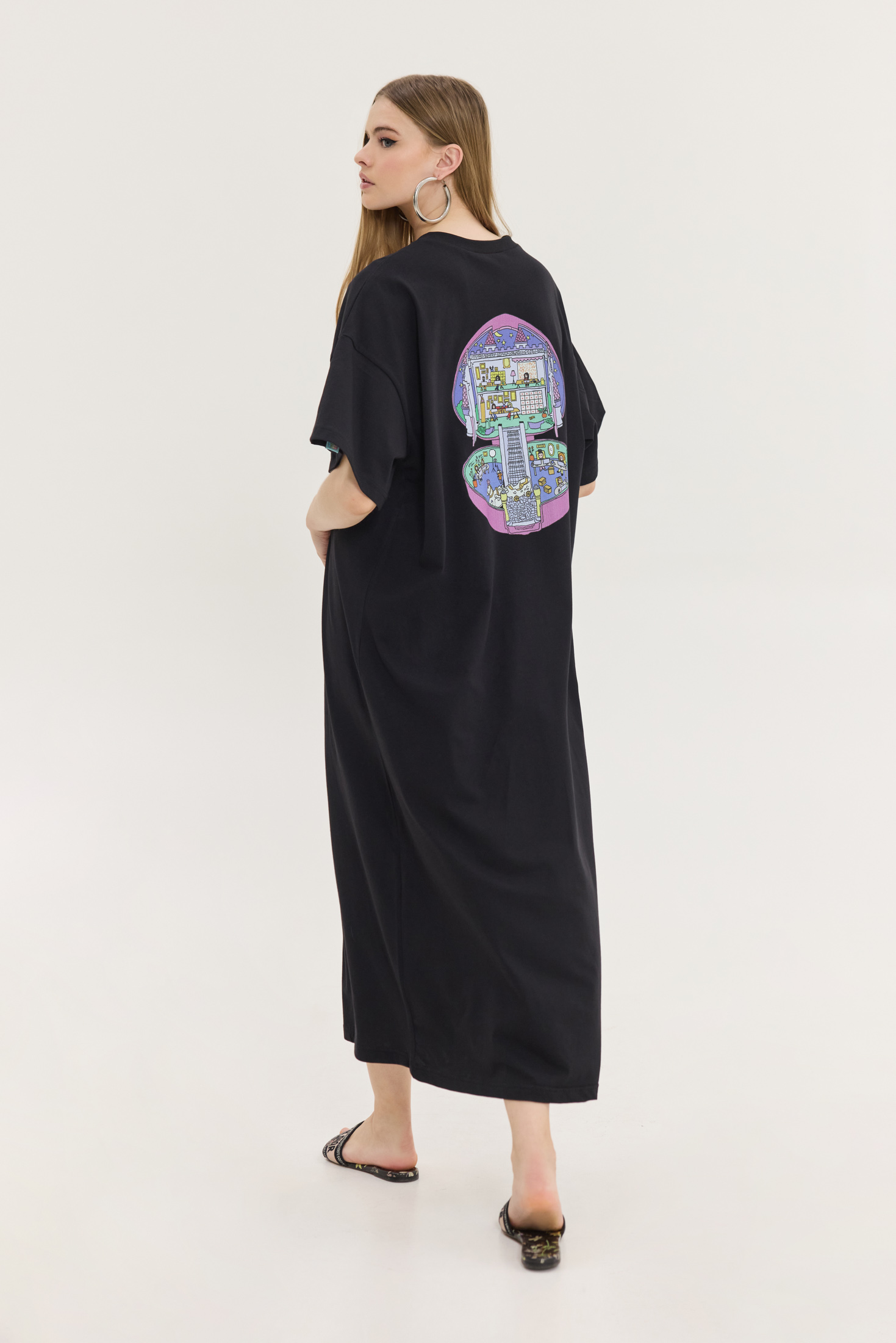 Hemithea-16196667 Bronx Dress (Black)-Hemithea - Image 1