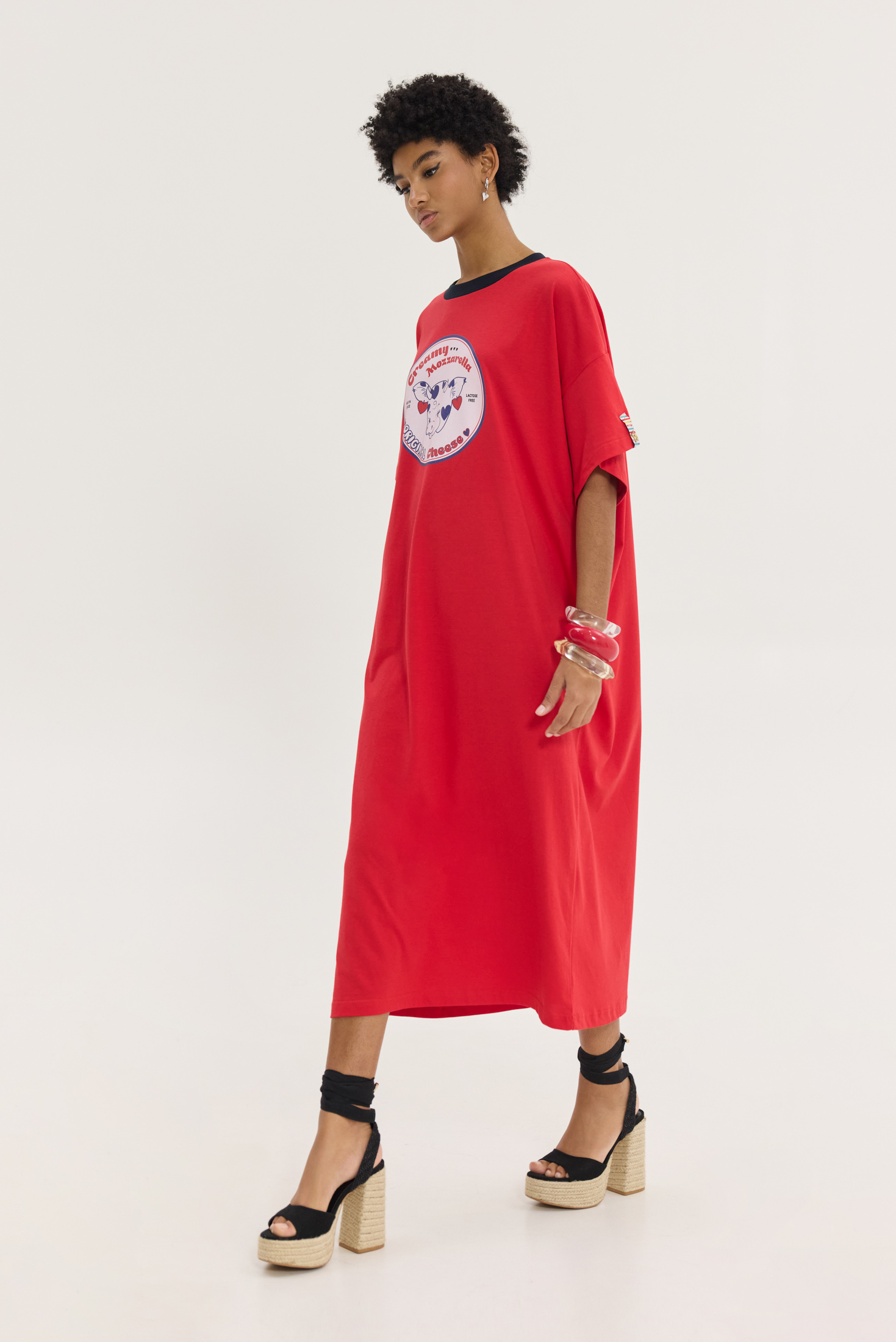 Hemithea-16197293 Bronx Dress (Mozzarella)-Hemithea - Image 1