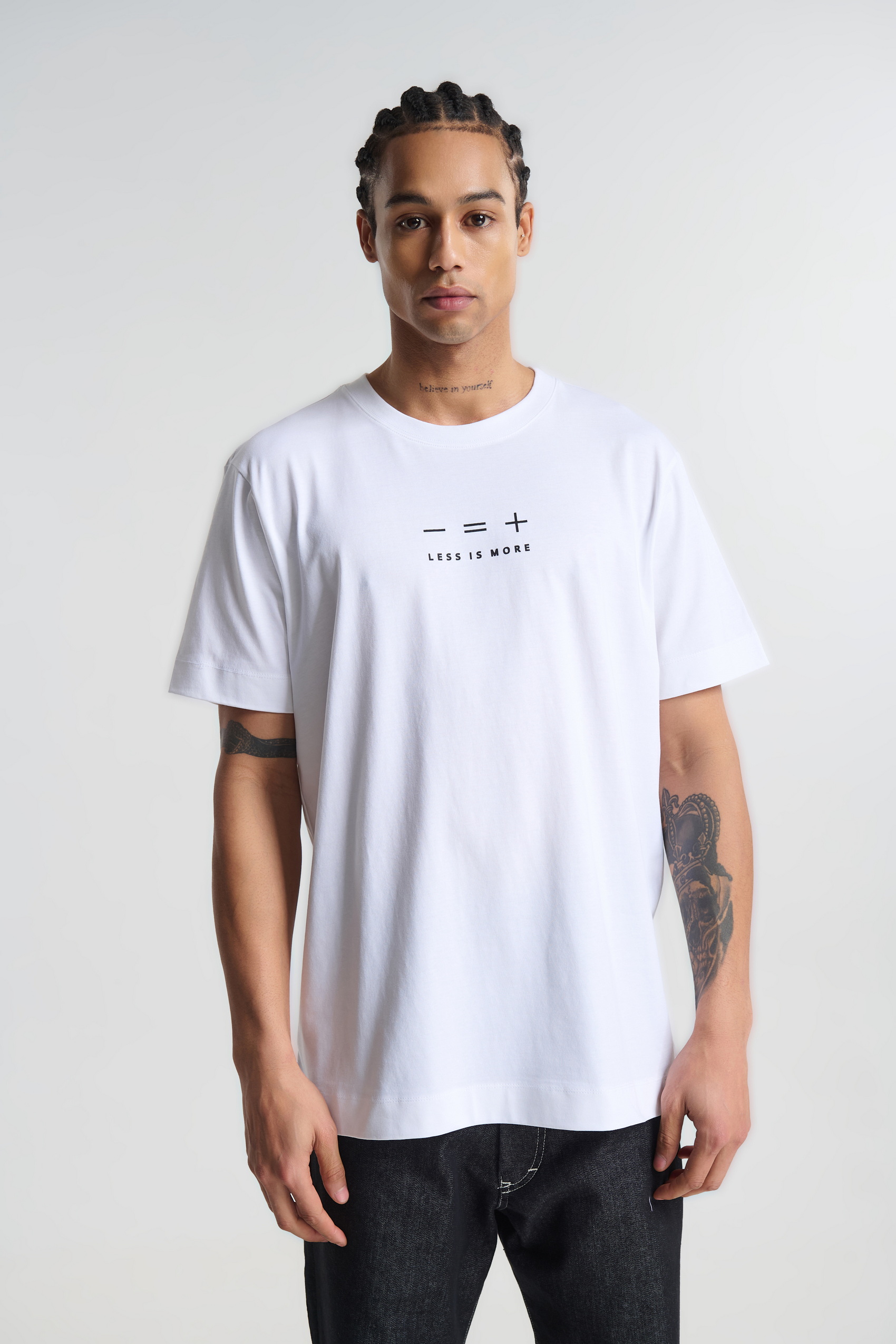 P-2293_011_01 T-shirt με Τύπωμα Less is More-P/COC - Image 1