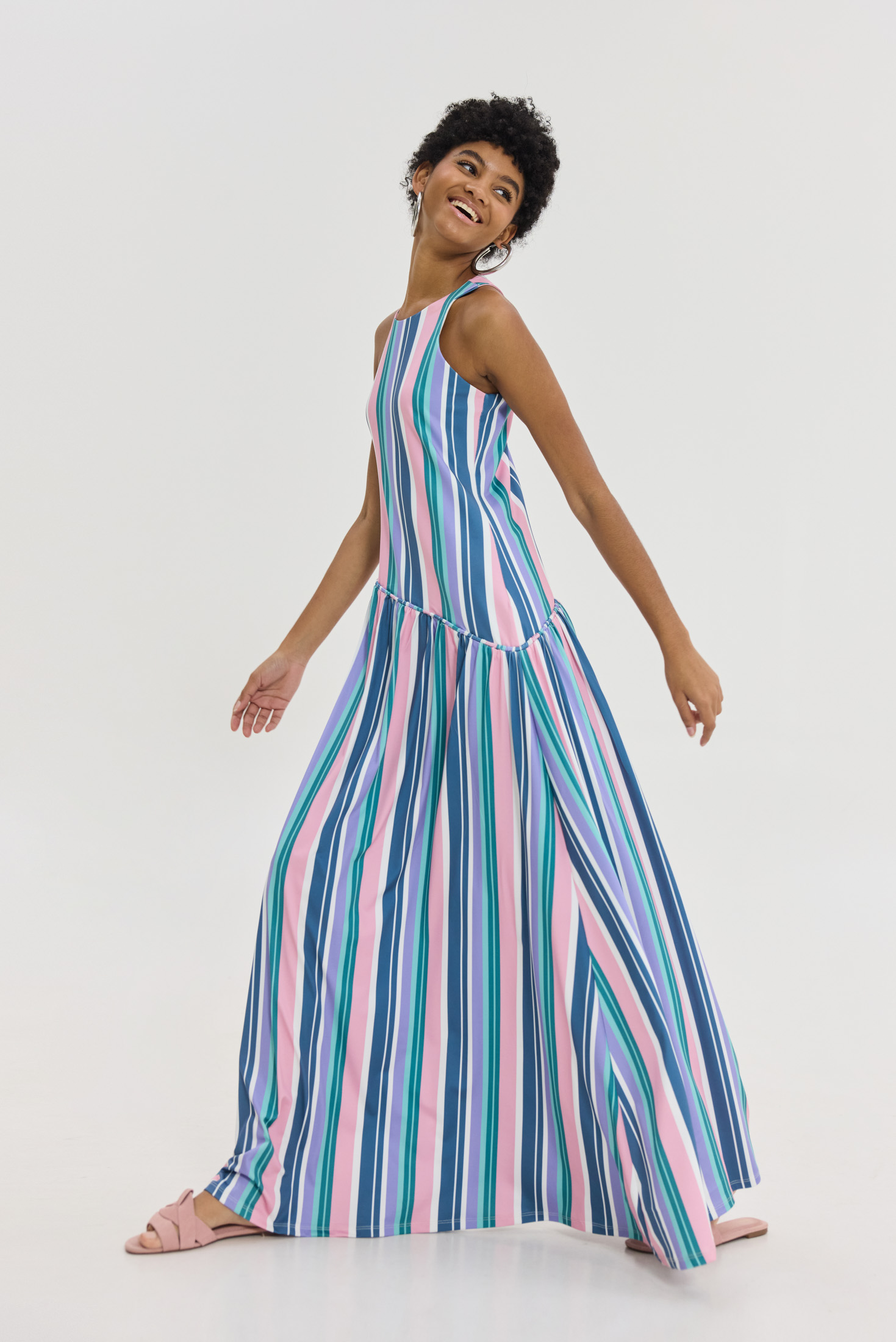hemithea12188177 Hilda Dress (Stripes)-Hemithea - Image 1