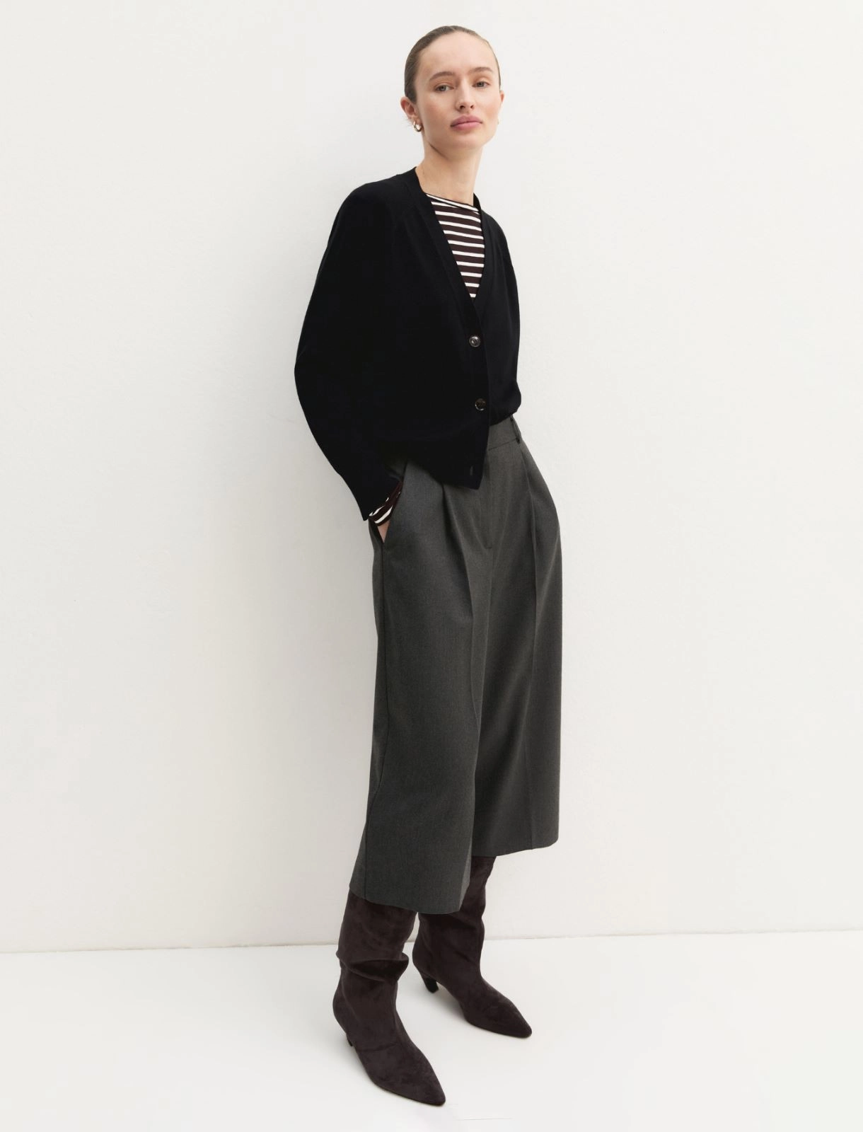 Emmginasta Culotte-Melange Dark Grey