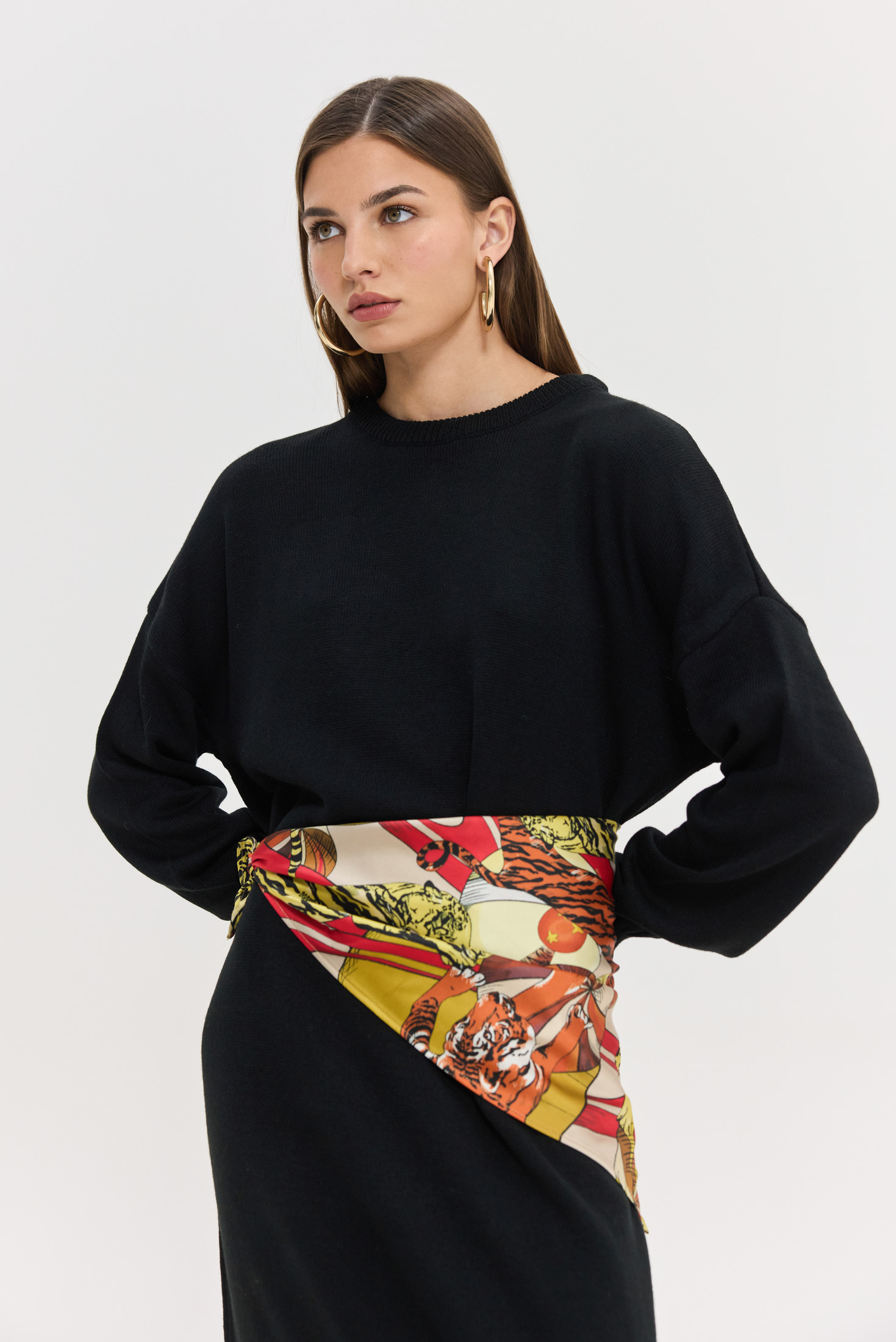Hemithea310822-1 Pegasus Scarf (Red) - Image 1