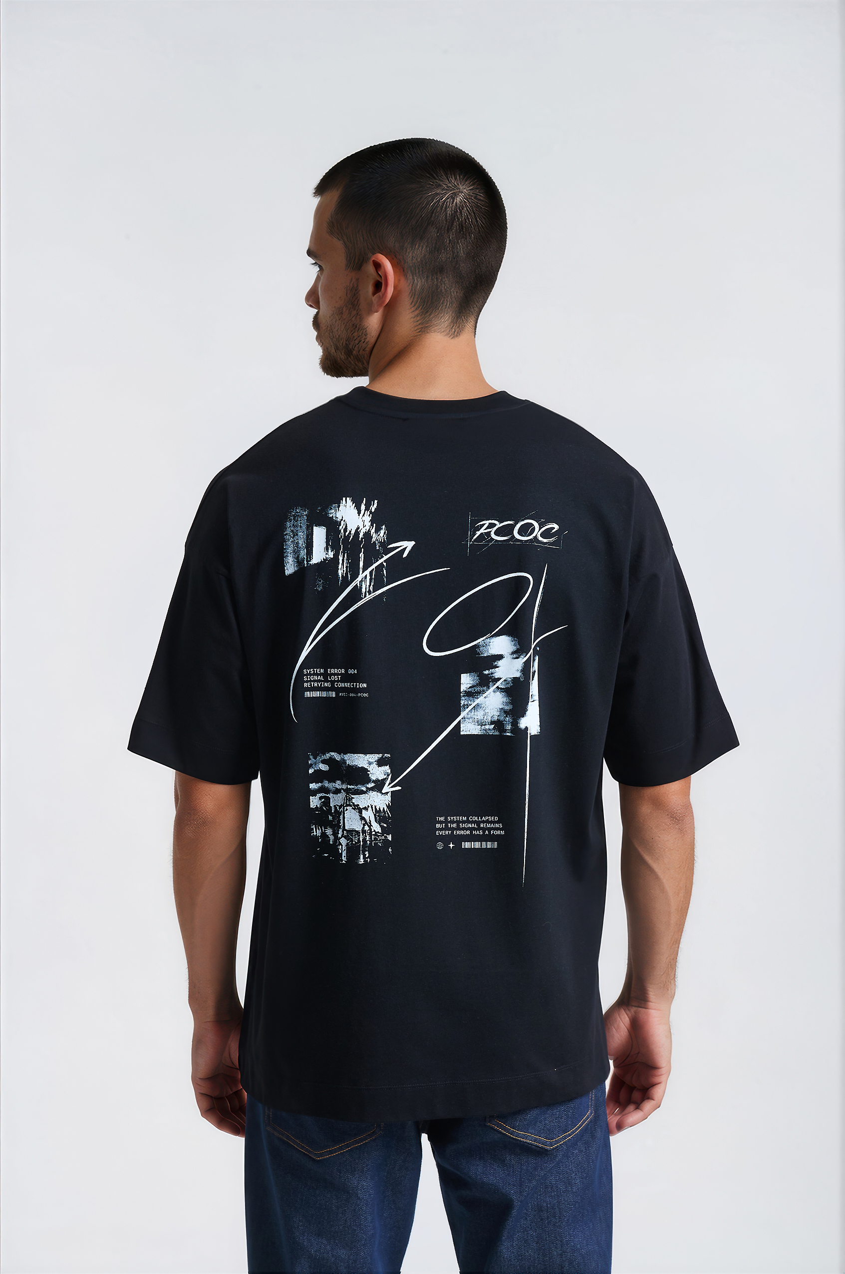 P-2382_003_03 Oversized T-shirt με Τύπωμα - Image 1