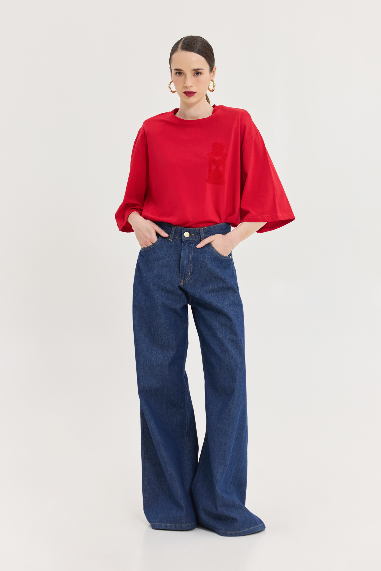 hemithea23556 Salem Denim Pants (Dark Blue) - Image 1