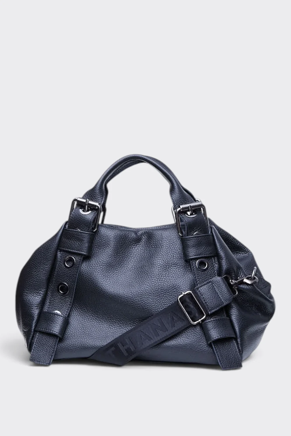 FW26-BUBBLE-9 Large Black Hug Bag-Elena Athanasiou - Image 1