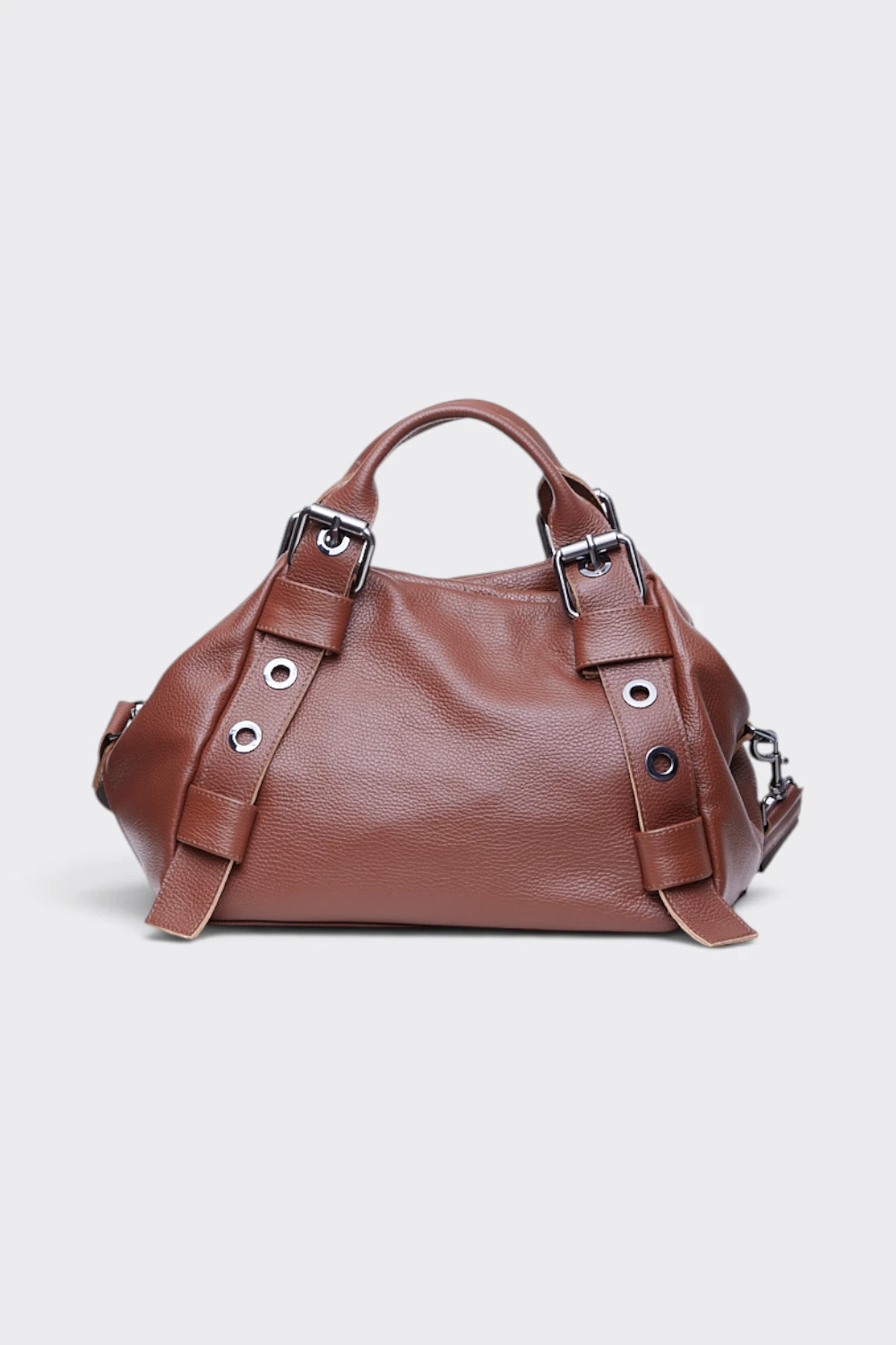 FW26-HUG-L-35 Large Espresso Hug Bag-Elena Athanasiou - Image 1