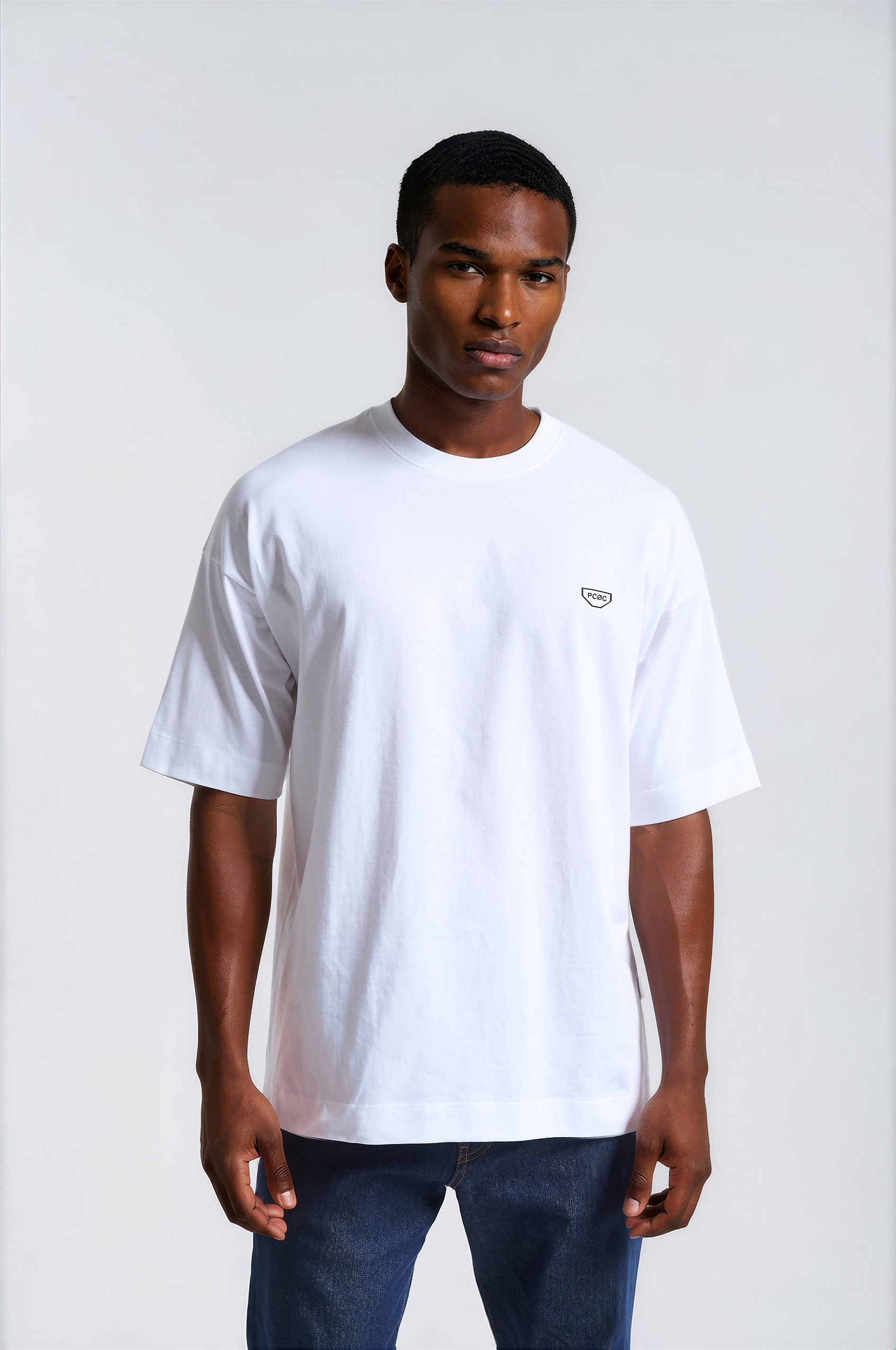 P-2379_011_01 Ανδρικο Oversized T-shirt με Τυπωμα - Image 1