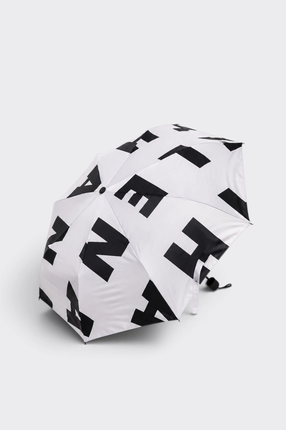 ubrella Αντιανεμική Αυτόματη Σπαστή Ομπρέλα Ea Logo μπέζ - Image 1